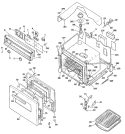 Section Diagram and Parts List for JKS06*J3  General Electric Wall Oven