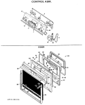 CONTROL ASM. Diagram and Parts List for JMP26G*J3  General Electric Range