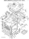 Part Location Diagram of WB38X0076 GE VENT Assembly