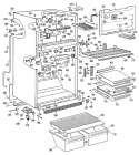 Part Location Diagram of WR32X0954 GE SHF CANT GLS