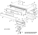 Part Location Diagram of 49-4721 GE MANUAL USERS