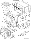 MICROWAVE OVEN Diagram and Parts List for JKP78G*K1  General Electric Microwave Oven Combo