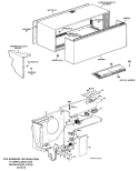 Section Diagram and Parts List for A2B688EPASW2  General Electric Air Conditioner