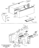 Section Diagram and Parts List for A2B688EPCSW3  General Electric Air Conditioner
