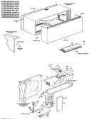 Section Diagram and Parts List for A3B599DAASQ2  General Electric Air Conditioner