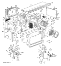 Section Diagram and Parts List for A2B393DCALR2  General Electric Air Conditioner