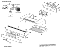 Section Diagram and Parts List for JHP62N*K1  General Electric Microwave Oven Combo