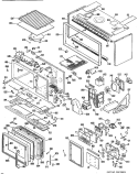 Part Location Diagram of WB27X5408 GE POWER SUPPLY Assembly