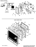 Part Location Diagram of WB18X5094 GE WIRE HARNESS