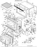 MICROWAVE OVEN Diagram and Parts List for JKP68G*K2  General Electric Microwave Oven Combo