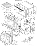 MICROWAVE OVEN Diagram and Parts List for JKP78G*K2  General Electric Microwave Oven Combo