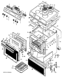 Part Location Diagram of WB01X5727 GE WB1X5727D