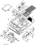 Part Location Diagram of WB49X5371 GE TUB & SHIELD Assembly Left Hand