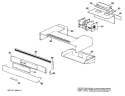 Section Diagram and Parts List for JHP63V*K1  General Electric Range