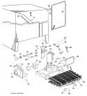 Section Diagram and Parts List for TFX22KHE  General Electric Refrigerator