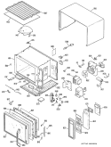 Part Location Diagram of WB02X7784 GE AIR GUIDE