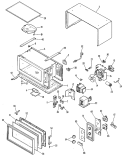 Part Location Diagram of WB24X305 GE SWITCH