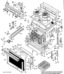 Part Location Diagram of WB07X6893 GE WB7X7083