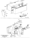 Section Diagram and Parts List for A2B593ESAS1Y  General Electric Air Conditioner