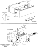 Section Diagram and Parts List for A3B589DGAL1Y  General Electric Air Conditioner