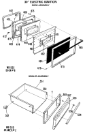 Part Location Diagram of WB55X0603 GE SHIELD-INSL
