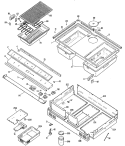 Part Location Diagram of WB49X5450 GE CASE Assembly
