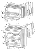 Section Diagram and Parts List for TBX21KKBR  General Electric Refrigerator