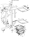 FRESH FOOD SECTION Diagram and Parts List for TFX24SJE  General Electric Refrigerator