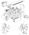 Section Diagram and Parts List for A2B768DAELD2  General Electric Air Conditioner