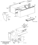 Section Diagram and Parts List for ACB668DACST1  General Electric Air Conditioner