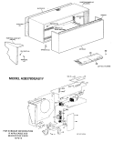 Section Diagram and Parts List for A2B378DGAS1Y  General Electric Air Conditioner