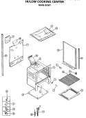 Part Location Diagram of WB38X99 GE SHIELD-FLUE