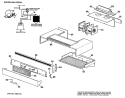 WIRING MATERIAL Diagram and Parts List for JHP70N*K3  General Electric Microwave Oven Combo