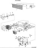 UNIT ASSEMBLY Diagram and Parts List for BCS42EKB  General Electric Refrigerator