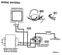 WIRING MATERIAL Diagram and Parts List for JE1465H01  General Electric Microwave
