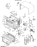 MICROWAVE OVEN Diagram and Parts List for JE1020A01  General Electric Microwave
