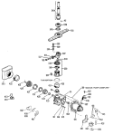 Section Diagram and Parts List for GSD2800G07  General Electric Dishwasher