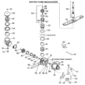 MOTOR - PUMP MECHANISM Diagram and Parts List for GSD400YK01BK  General Electric Dishwasher
