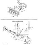 MOTOR - PUMP MECHANISM Diagram and Parts List for GSD500L-01AW  General Electric Dishwasher