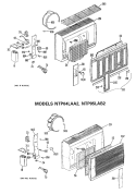 Part Location Diagram of WJ71X2152 GE CASE FRONT