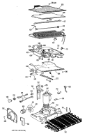 Section Diagram and Parts List for TBF16SKDR  General Electric Refrigerator