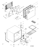 Section Diagram and Parts List for SC2SKC  General Electric Refrigerator