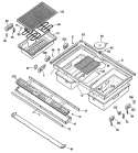 Part Location Diagram of WB27X5446 GE CONTROL PANEL Assembly