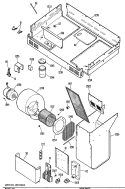 Part Location Diagram of WB49X5447 GE PLENUM Assembly