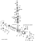 Section Diagram and Parts List for GSD3100B01  General Electric Dishwasher
