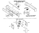 BACKSPLASH ASM. Diagram and Parts List for WWA7010GAL  General Electric Washer