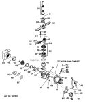 Section Diagram and Parts List for GSD3000W10  General Electric Dishwasher