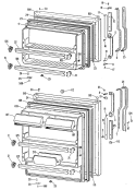 Section Diagram and Parts List for TBX18KLGRHA  General Electric Refrigerator