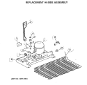 COMPRESSOR KIT Diagram and Parts List for WR87X0266  General Electric Refrigerator