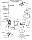 TRANSMISSION - COMPLETE BREAKDOWN Diagram and Parts List for WWA8318LAL  General Electric Washer